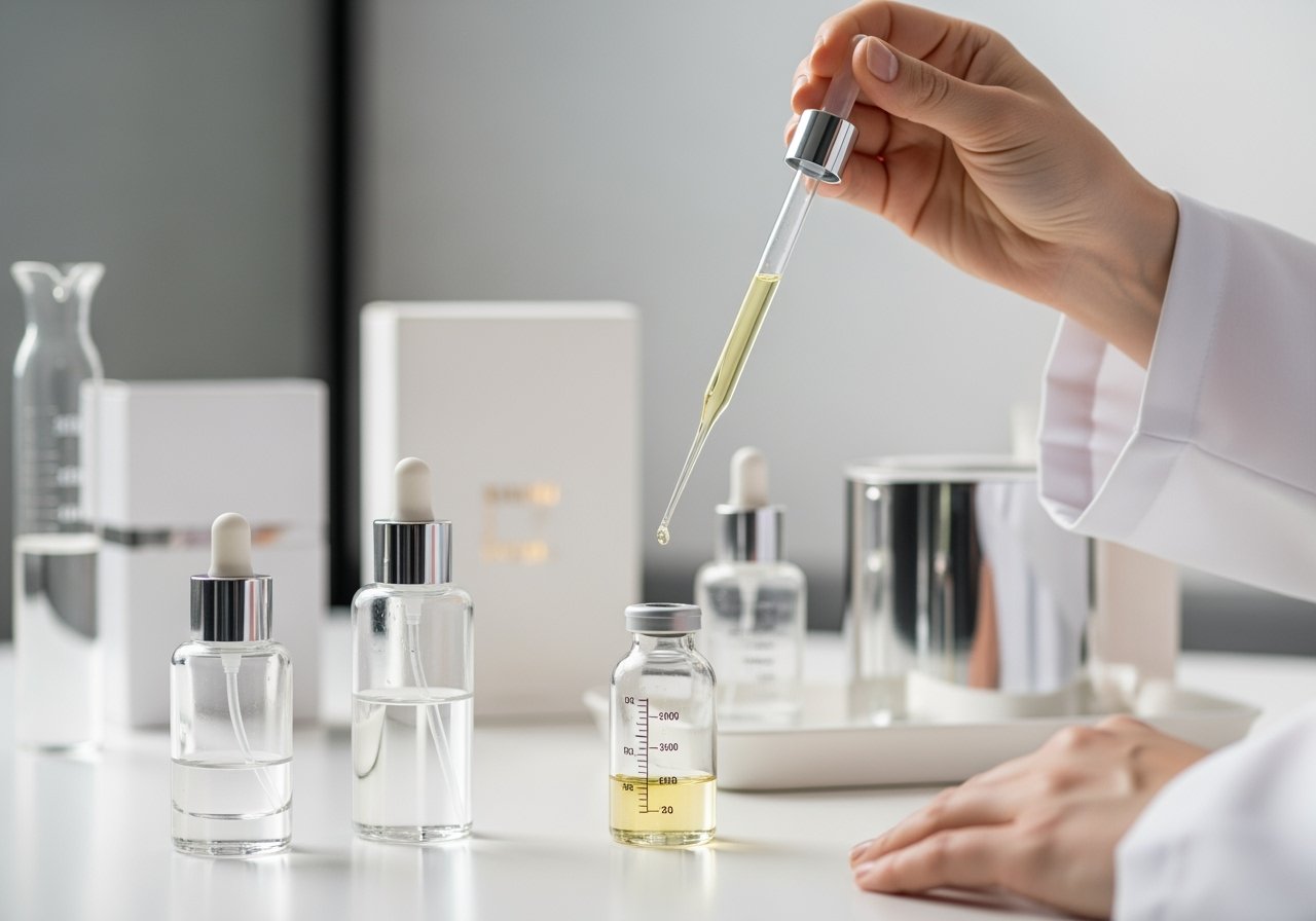 freepik closeup of a laboratory scene with premium cosmeti 42045